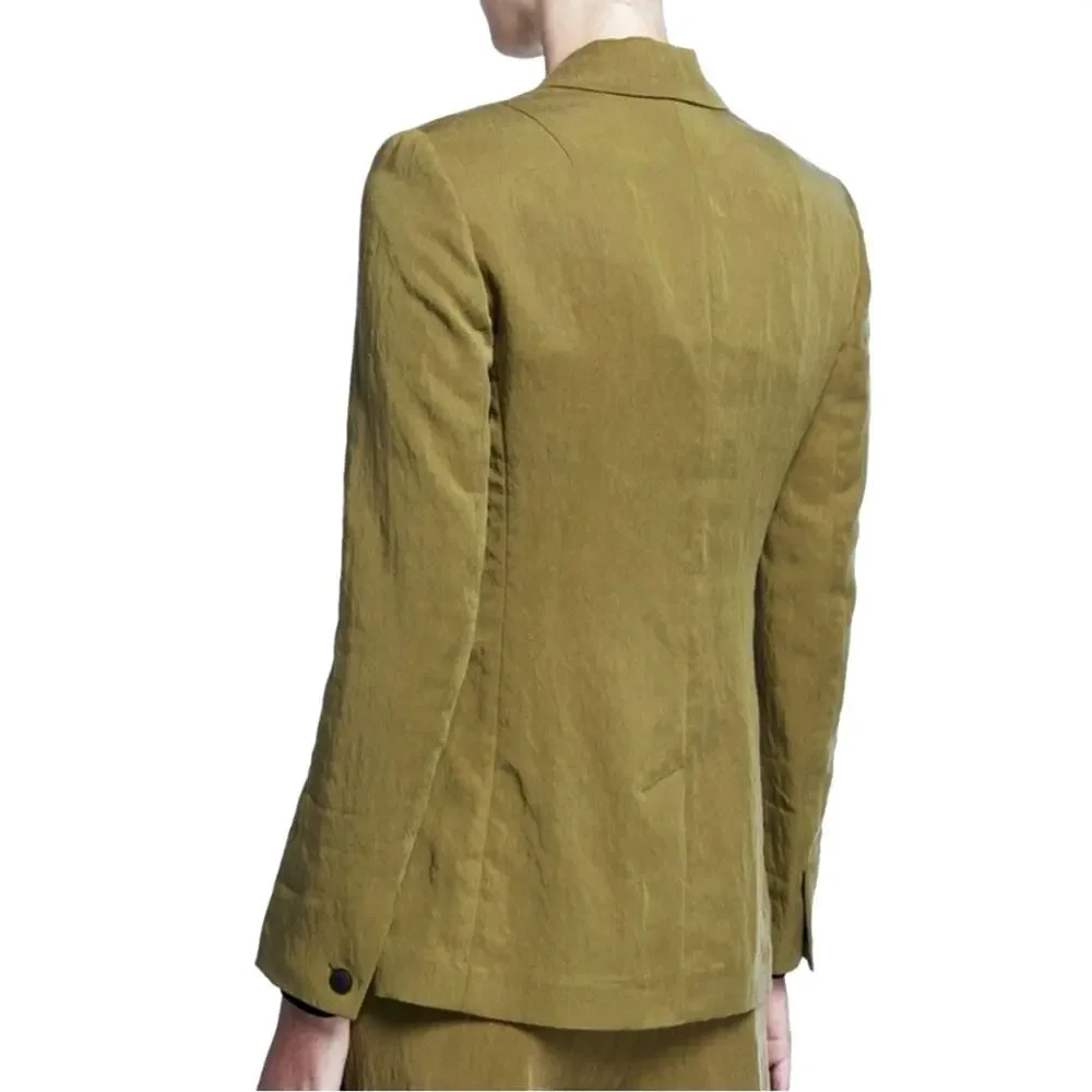 Rag & Bone Classic Tailored Blazer Green Jacket | Size XS